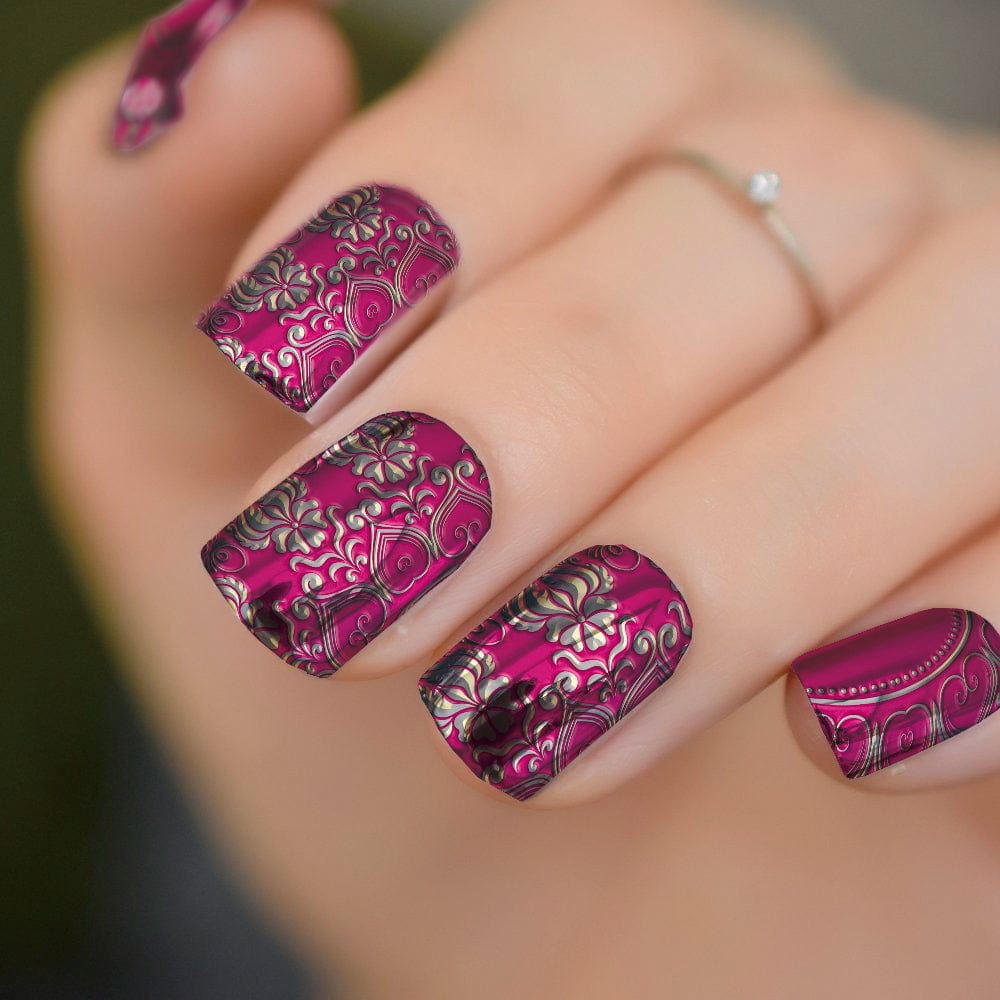 Pink Damask (Chrome)