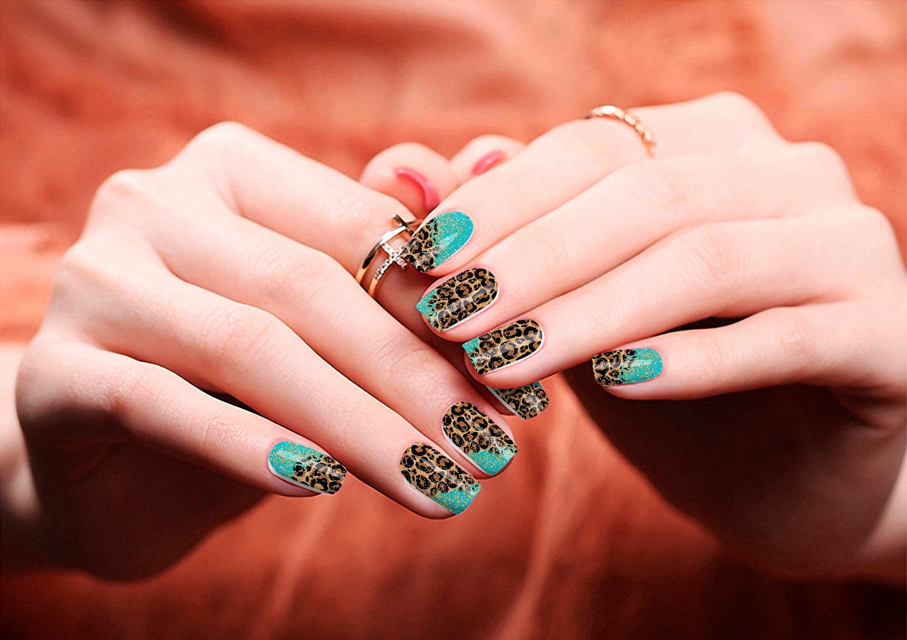 Teal Cheetah Tips