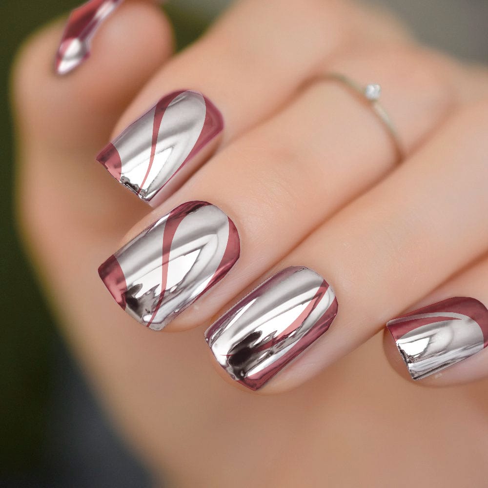 Dusty Rose Swirl (Chrome)