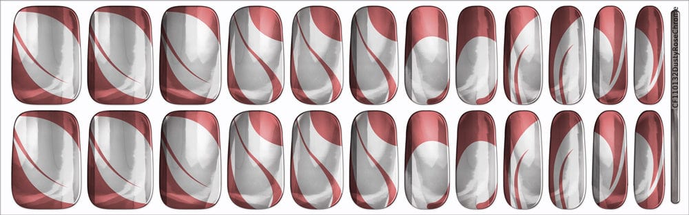 Dusty Rose Swirl (Chrome)