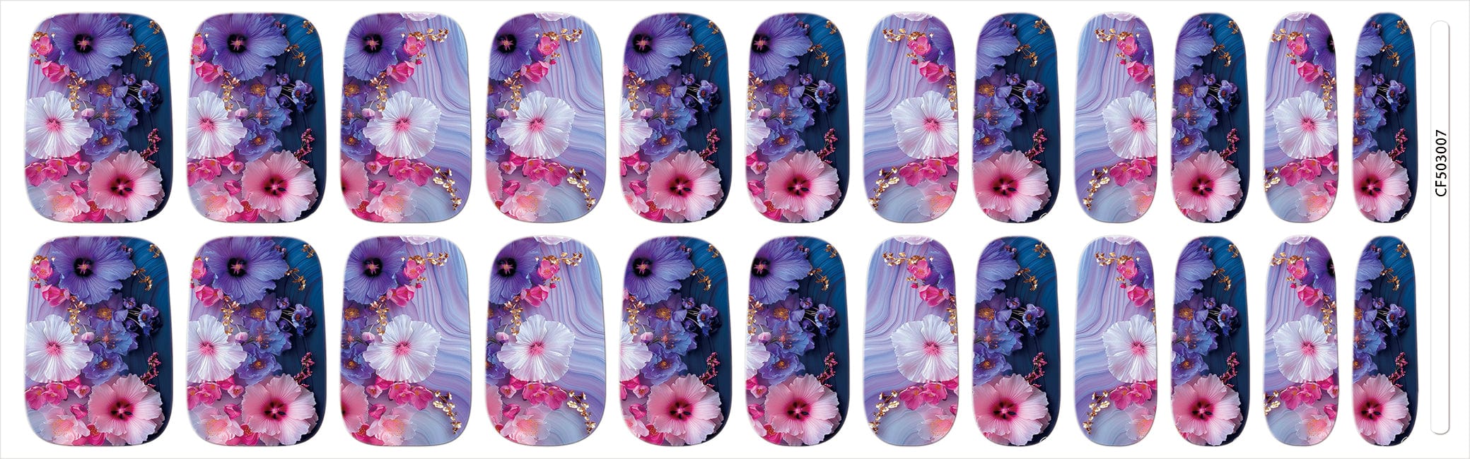 Midnight Bloom Marble