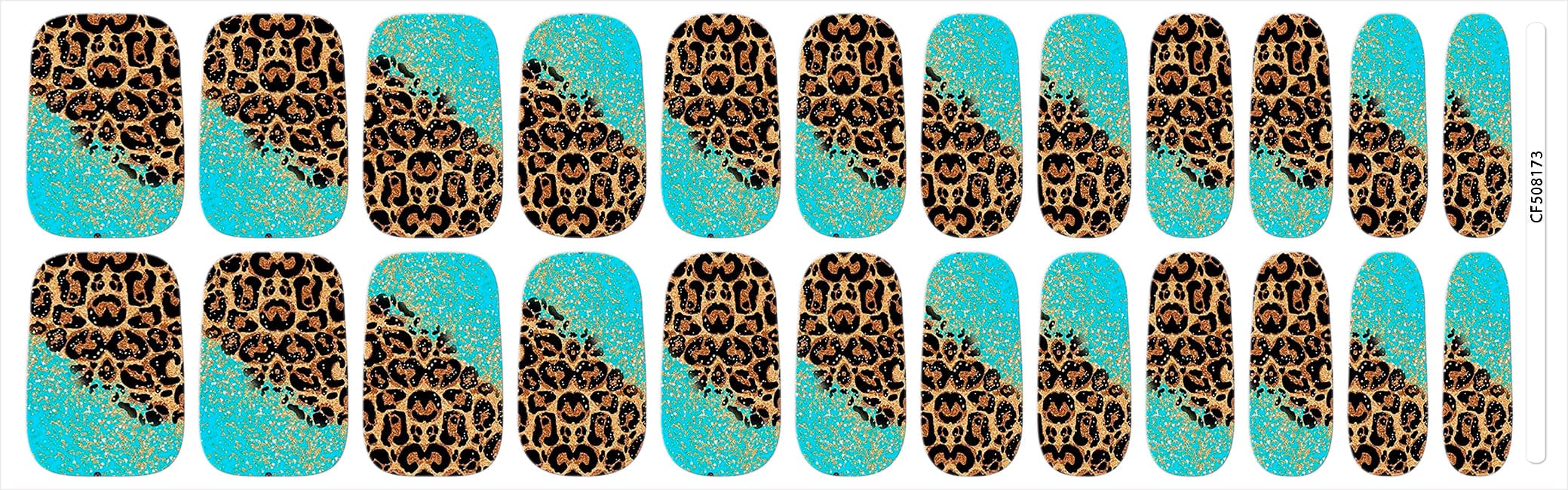 Teal Cheetah Tips