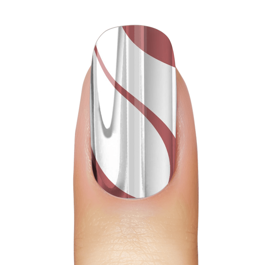 Dusty Rose Swirl (Chrome)