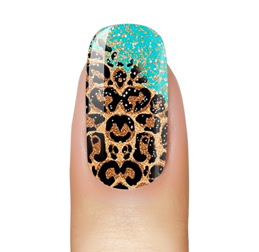 Teal Cheetah Tips